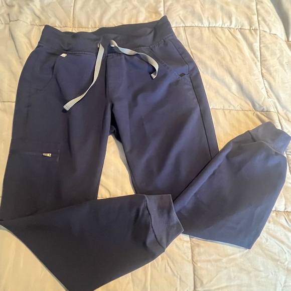 Figs Technical Collection Navy Pants - Picture 1 of 3